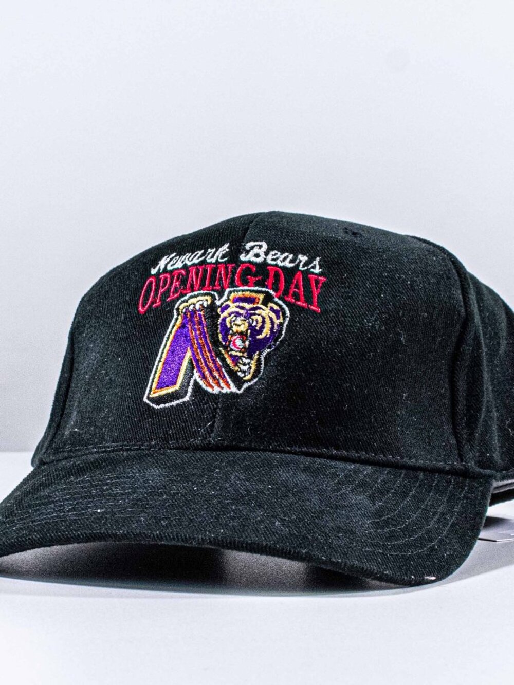 Vintage Newark Bears Opening Day Hat Spotlight Snapback 90s Y2K Minor League MLB